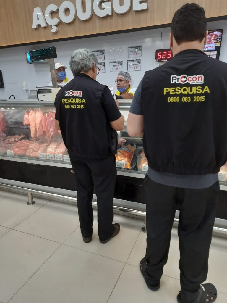 Pesquisa do Procon JP para preços de carnes encontra diferença de R 43