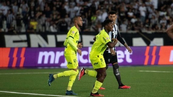 Palmeiras vence Botafogo em virada histórica no Nilton Santos